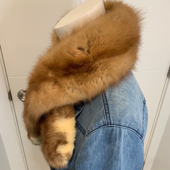 Vintage red fox fur stole scarf collar ‼️ - Picture 3 of 12